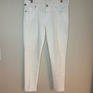 Citizens Of Humanity Straight Leg White Jeans